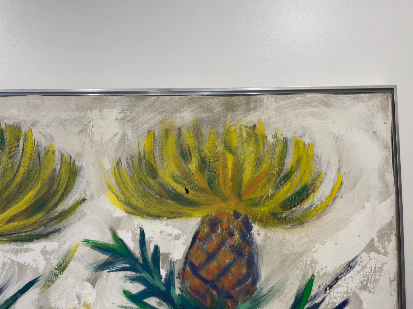 Framed Thistle Painting - photo 2