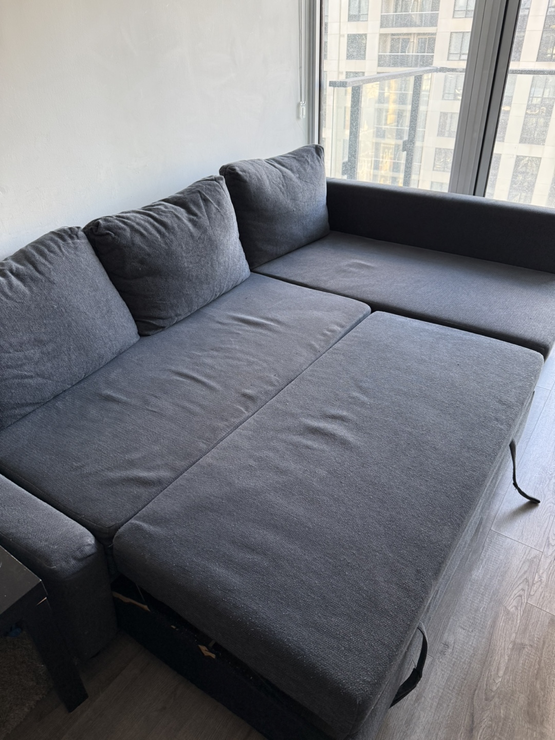 IKEA Friheten Sectional Sofa Bed - Dark Grey - photo 3