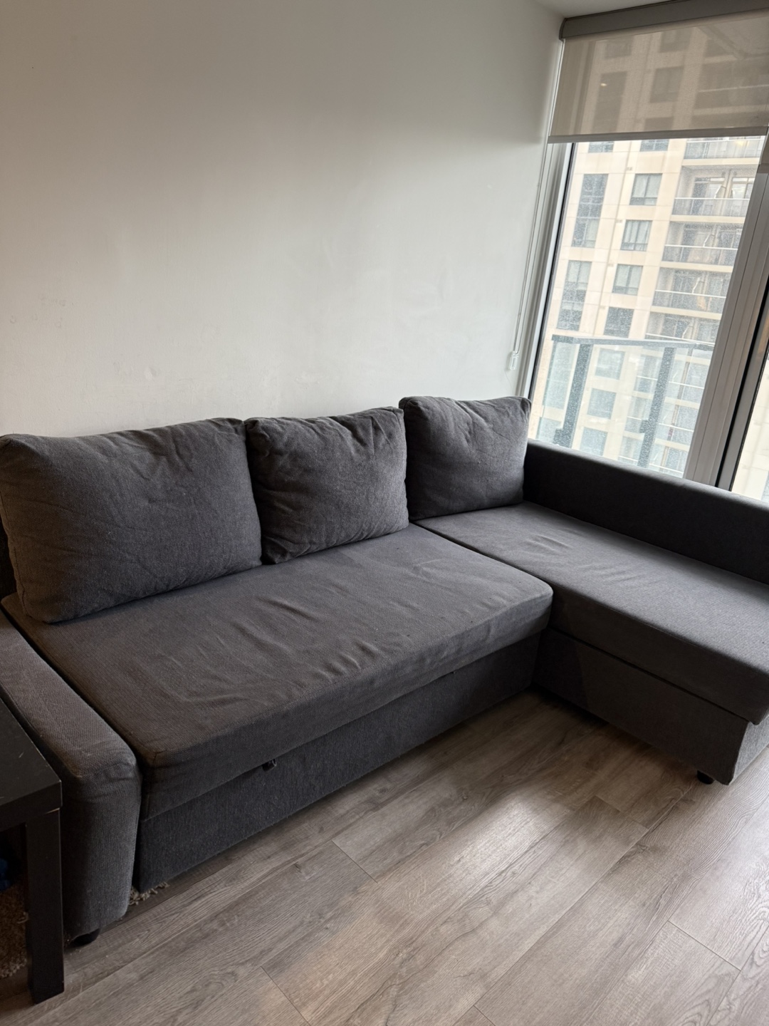 IKEA Friheten Sectional Sofa Bed - Dark Grey