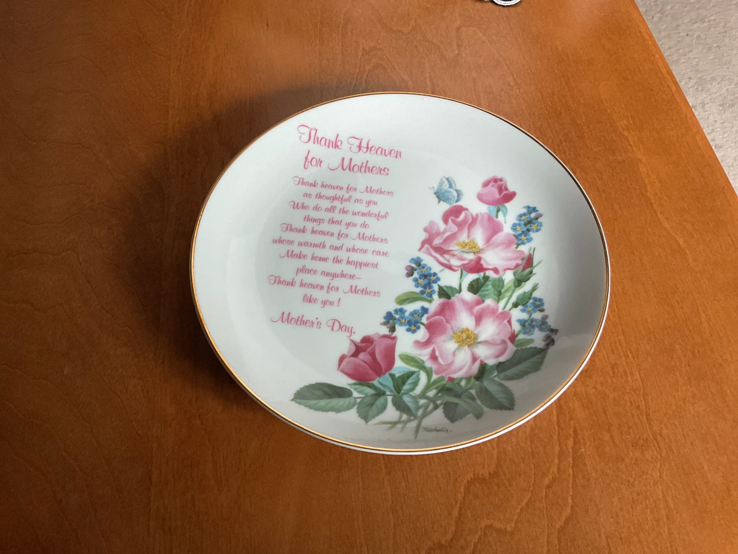 Mother's Day Commemorative Plate