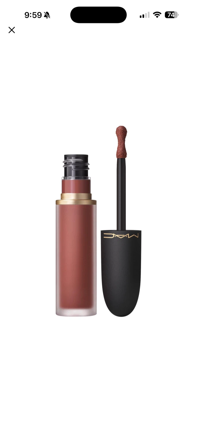MAC Retro Matte Liquid Lip Colour in Topped with Brandy