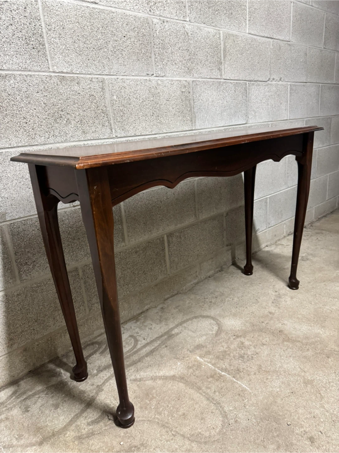 Vintage Wooden Console Table