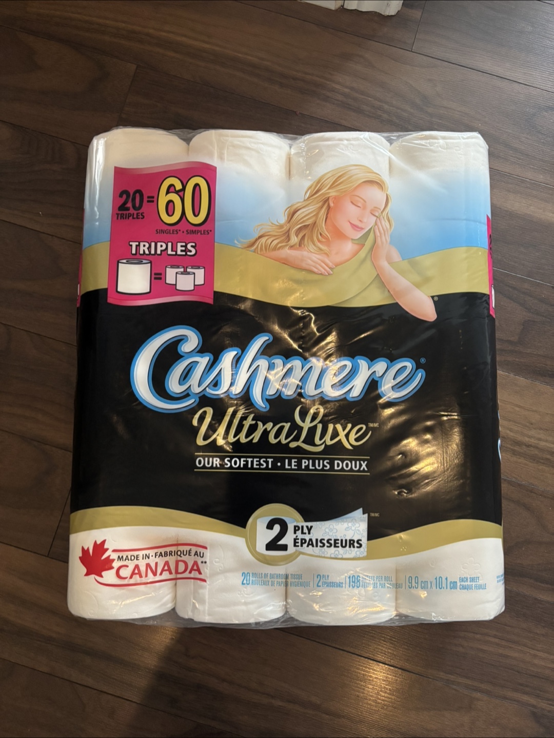 Cashmere Ultra Luxe 2-Ply Toilet Paper - 60 Singles