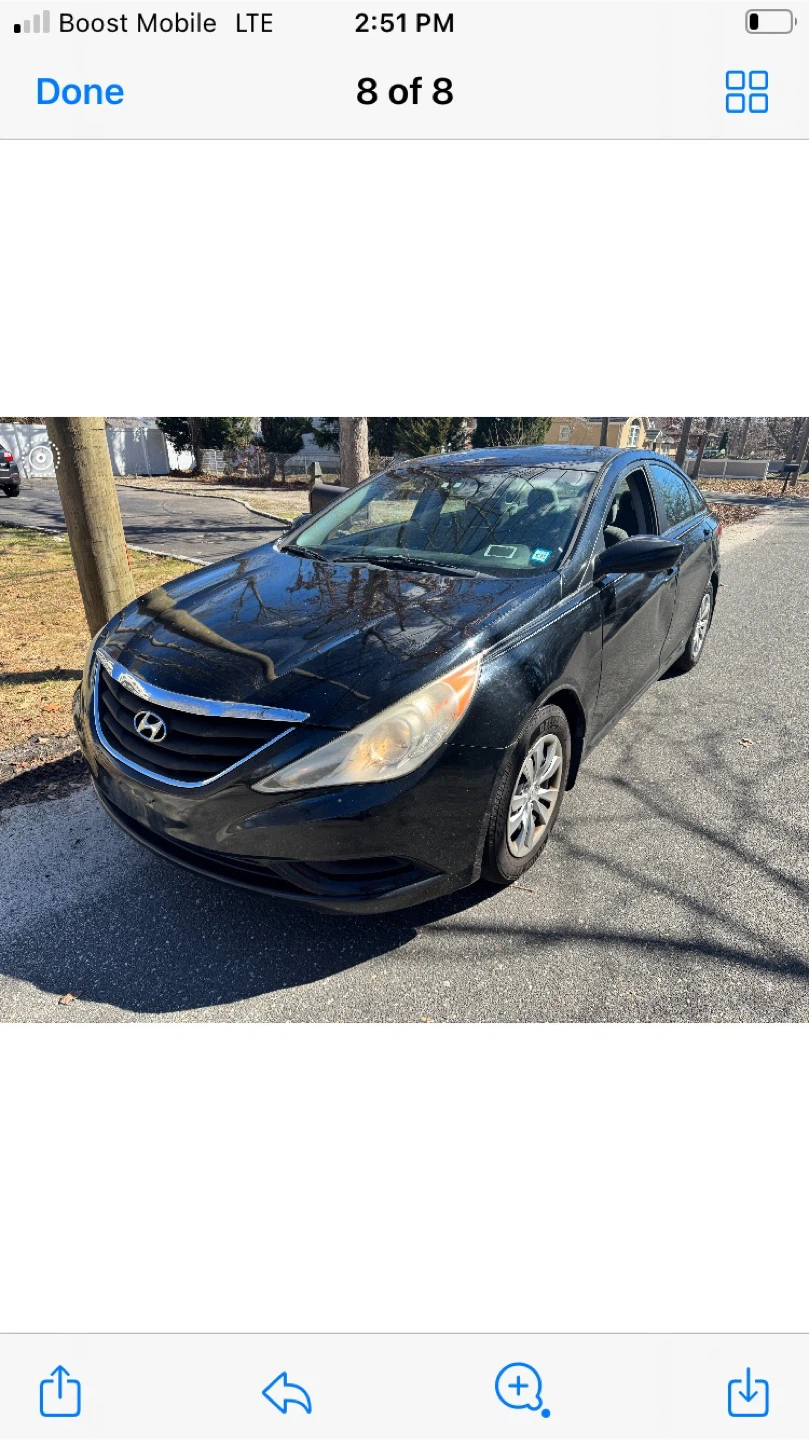 2011 Black Hyundai Sonata Sedan