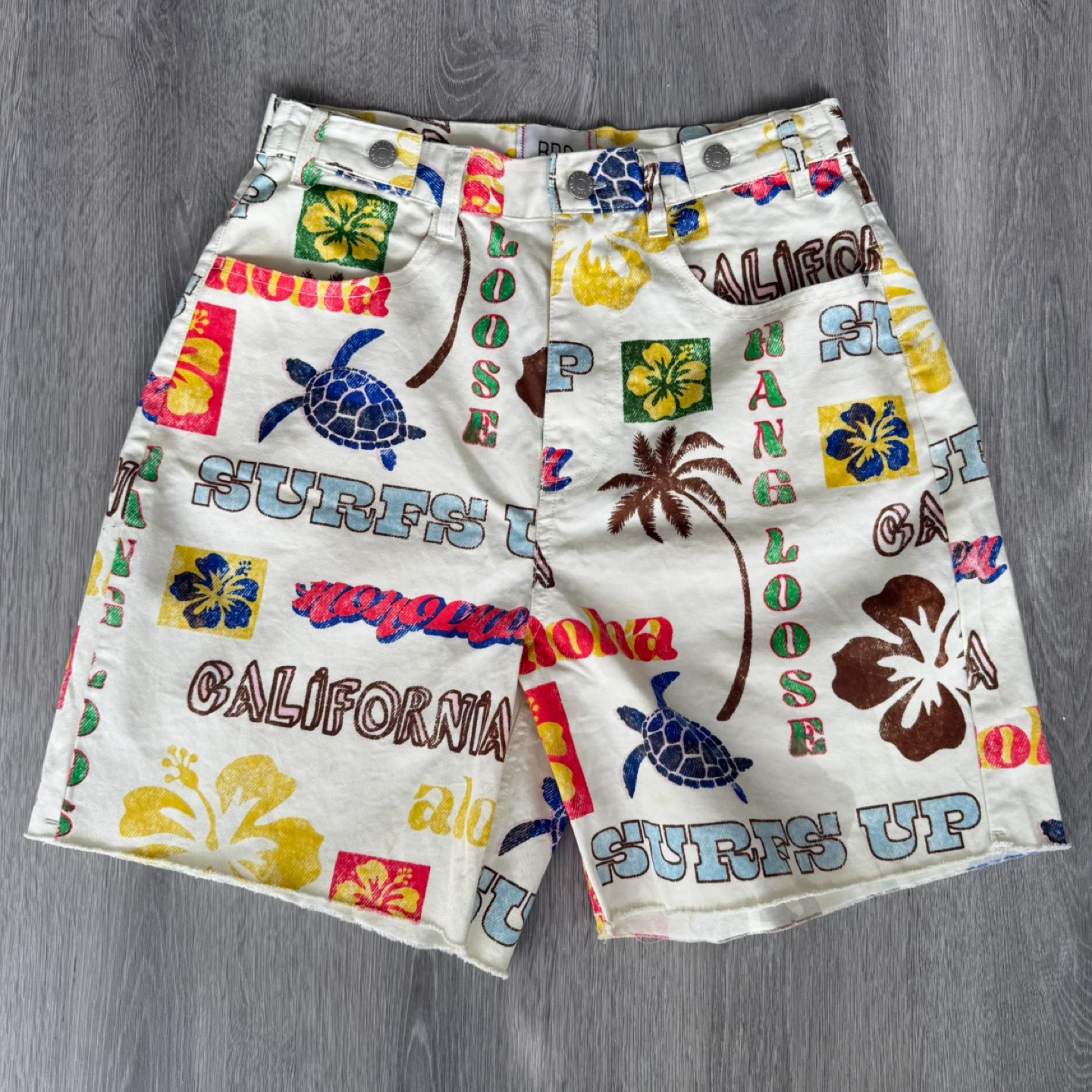 BDG California Surf Graphic Shorts