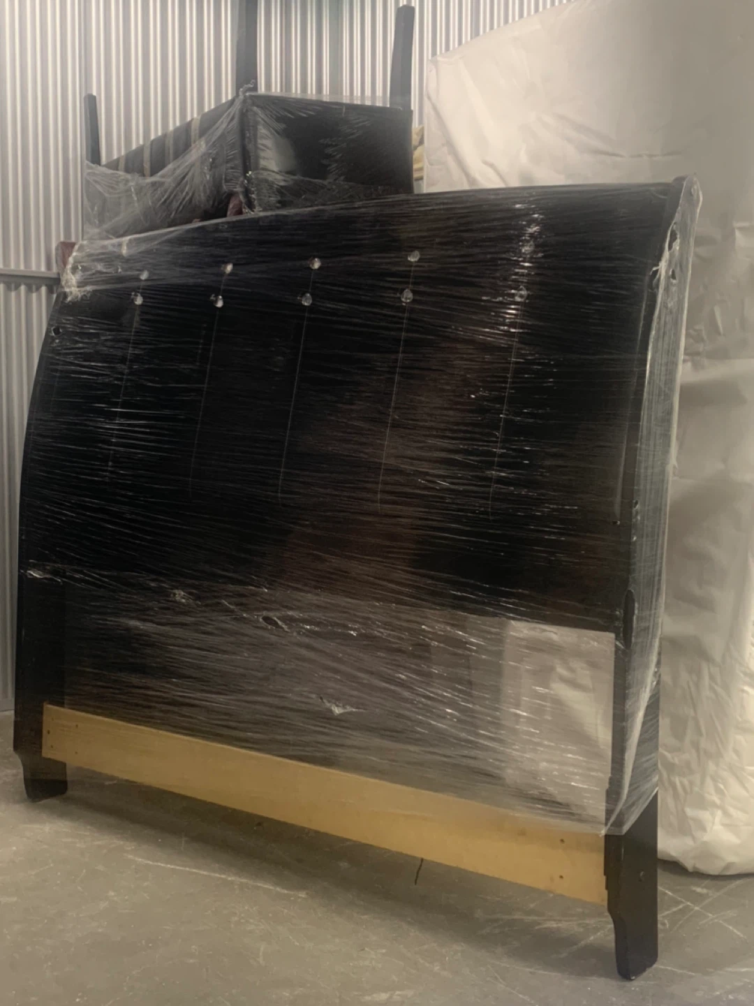 Black Upholstered Headboard