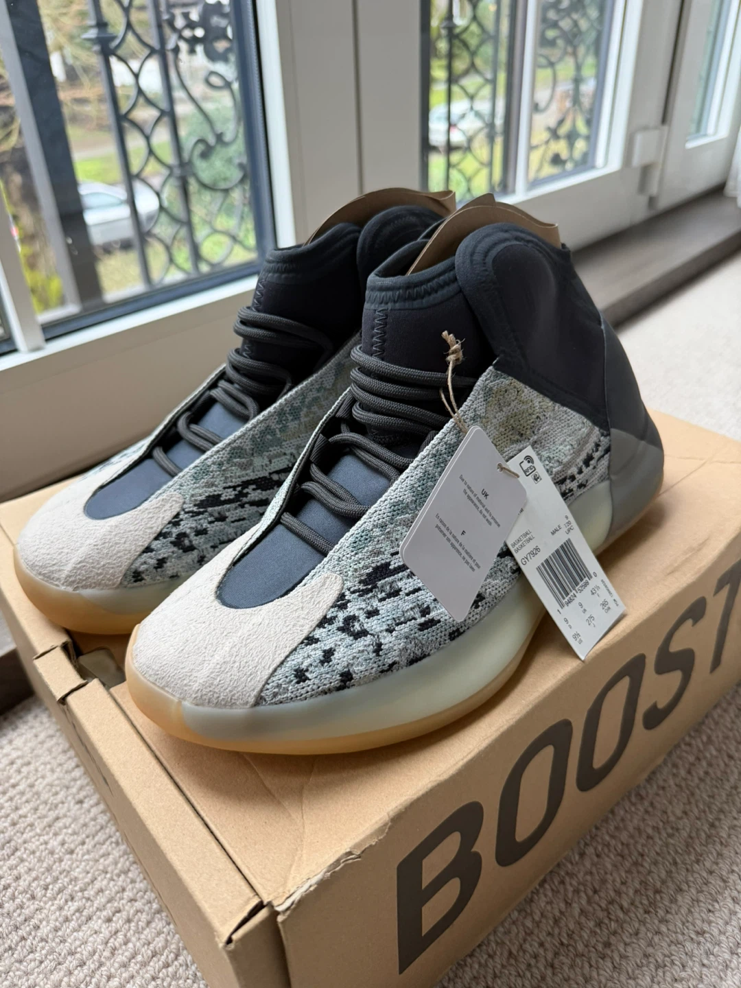 Adidas Yeezy QNTM “Sea Teal” – Size 9.5 | Brand New