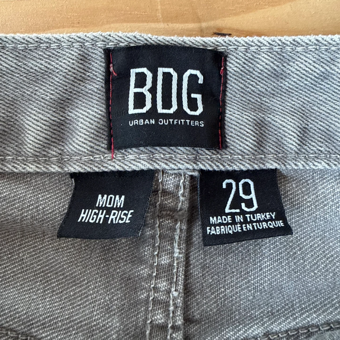 BDG Urban Outfitters Mom High-Rise Jeans - Grey - Size 29 - photo 3