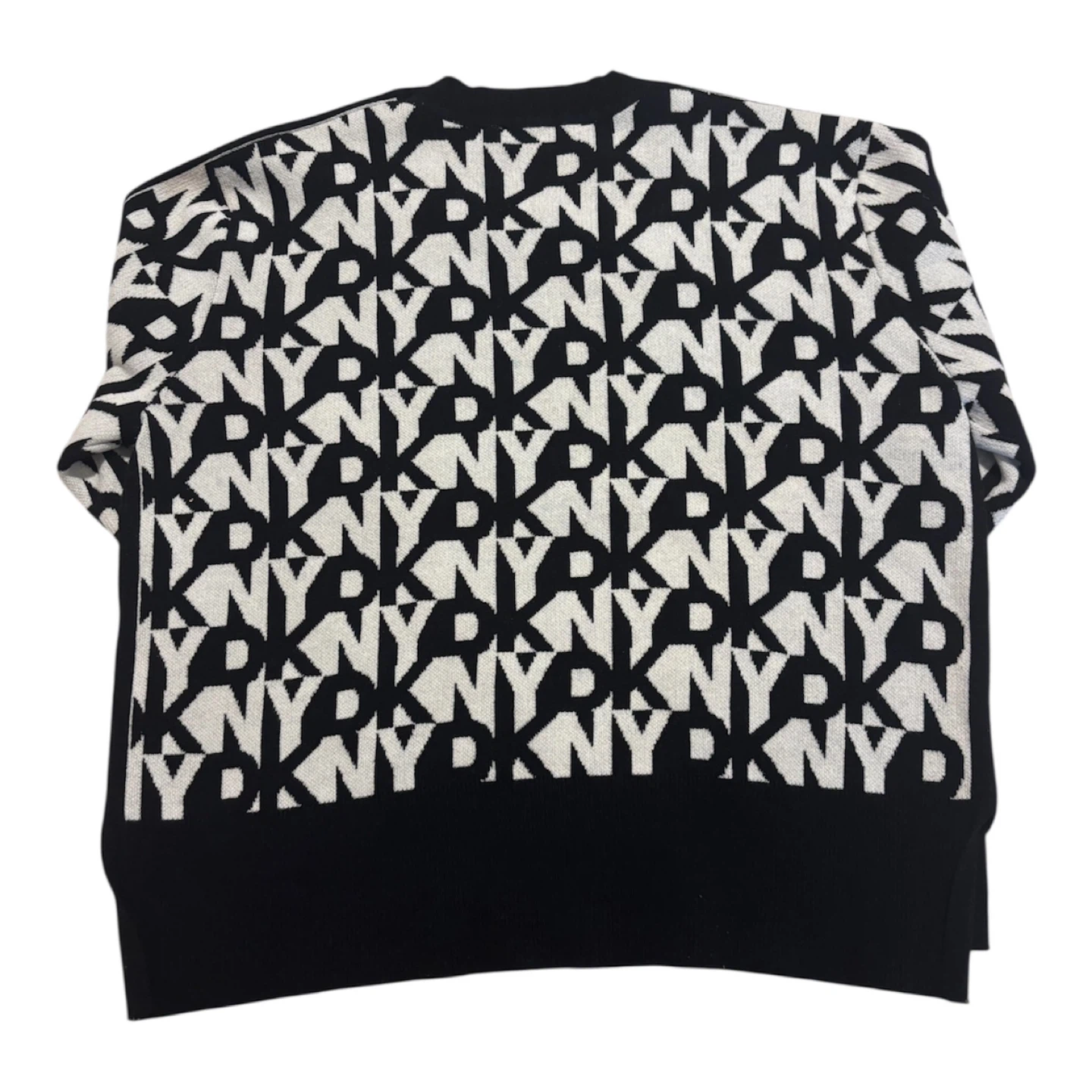 DKNY Women's All-Over Logo Knit Sweater - photo 2