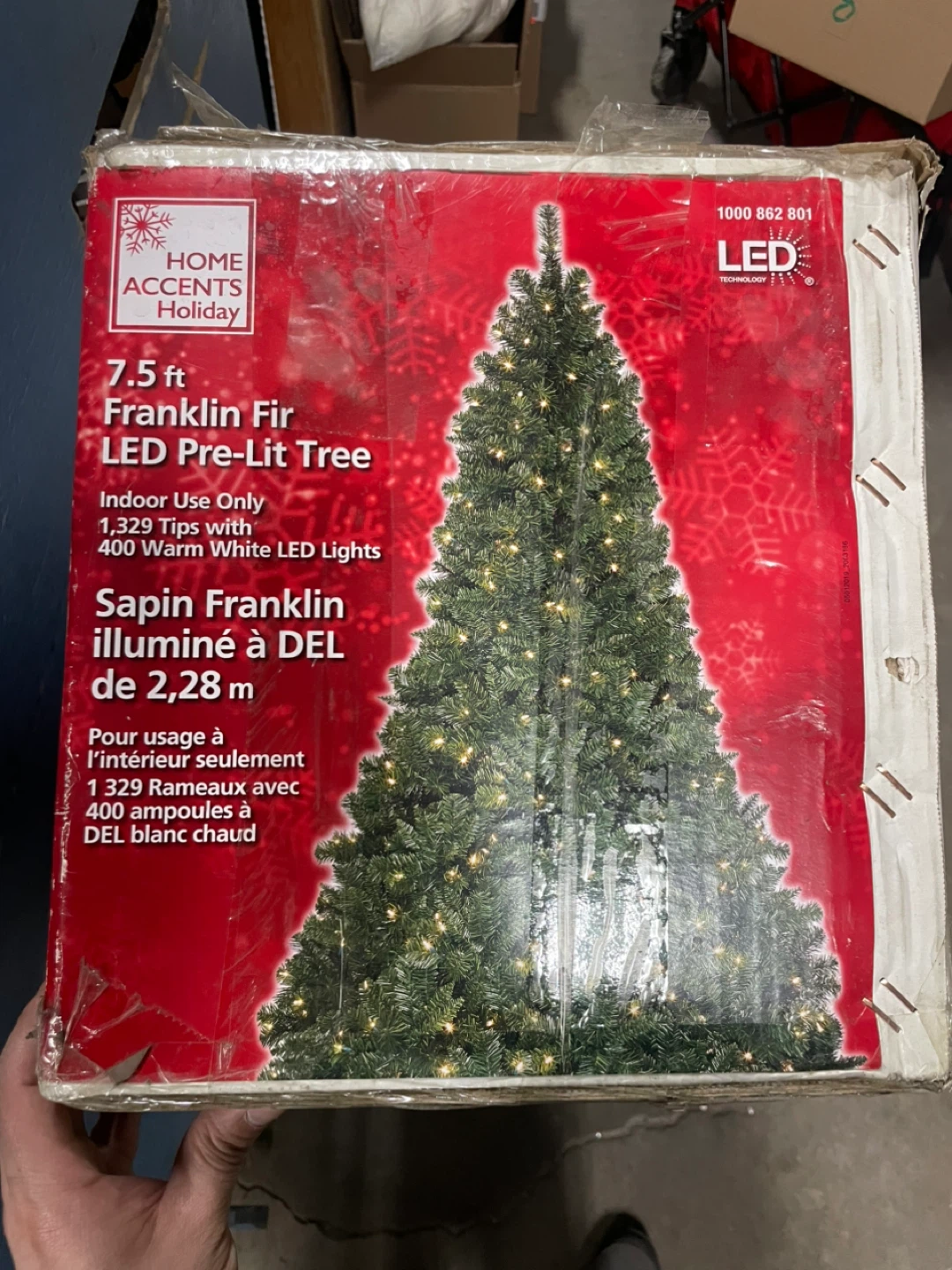 Home Accents Holiday 7.5 ft Franklin Fir LED Pre-Lit Tree - photo 2
