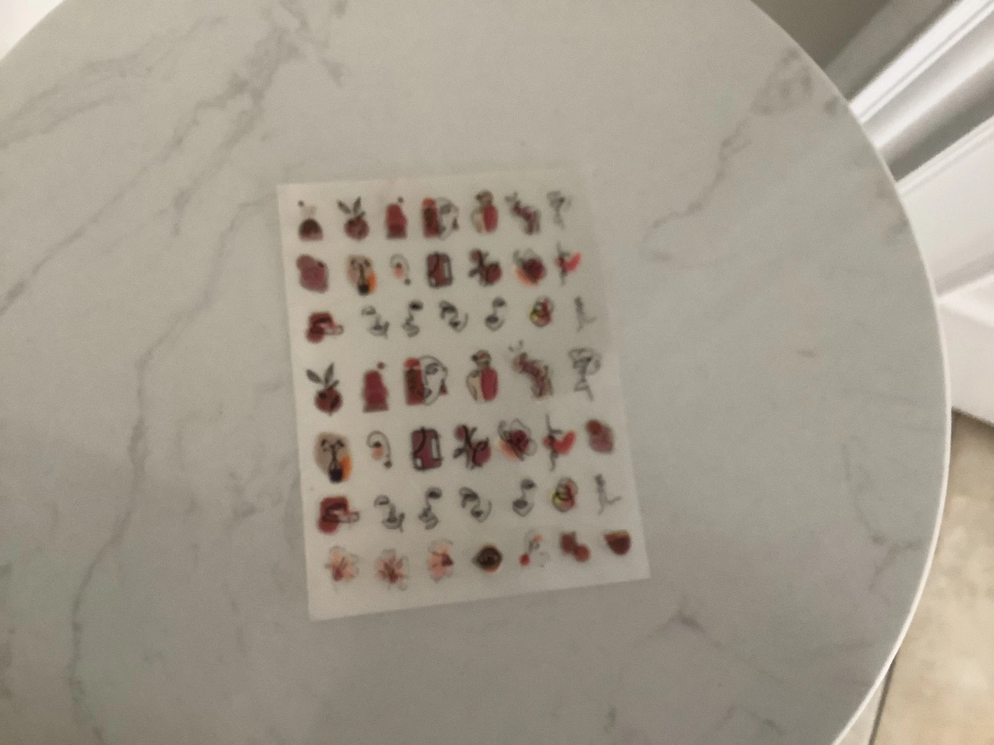 Assorted Nail Art Stickers - Hearts, Flowers, and More - photo 5