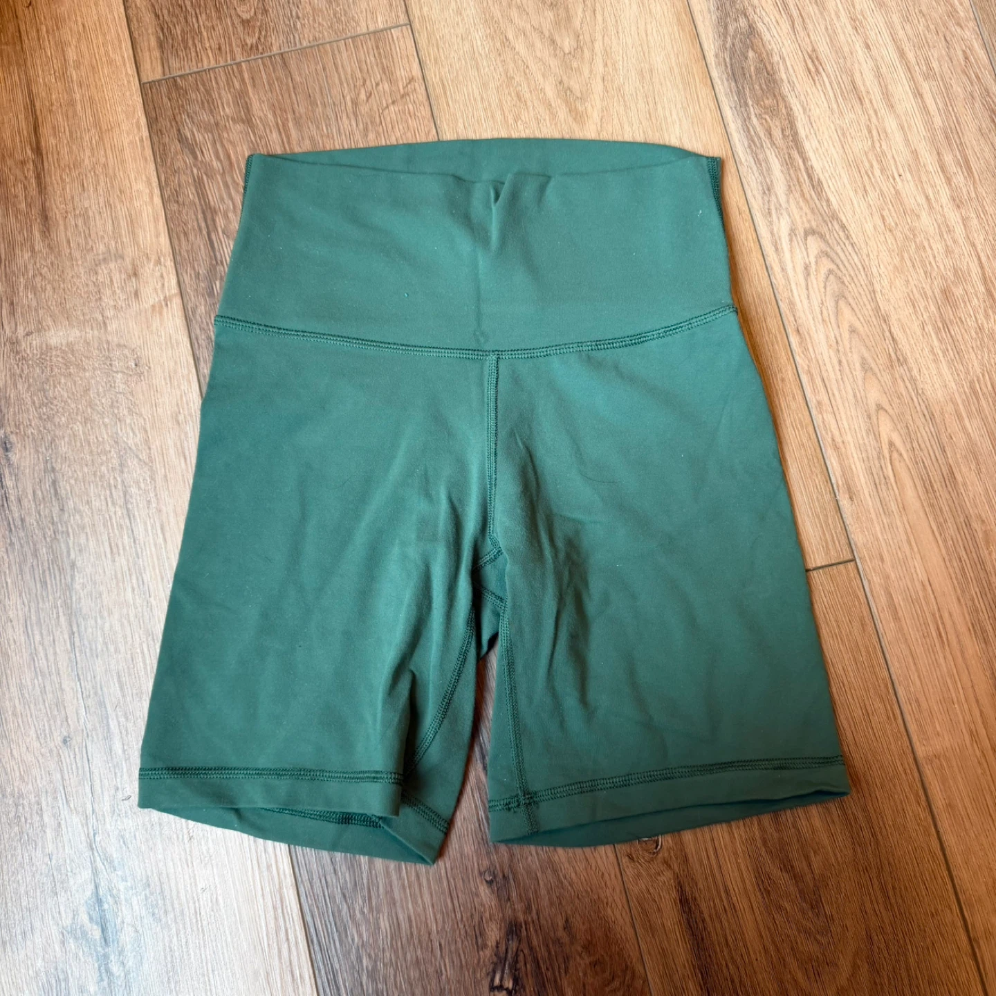 TNA Green High-Rise Biker Shorts