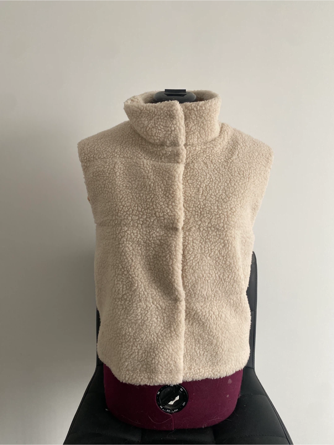 “Only” Cream Teddy Vest