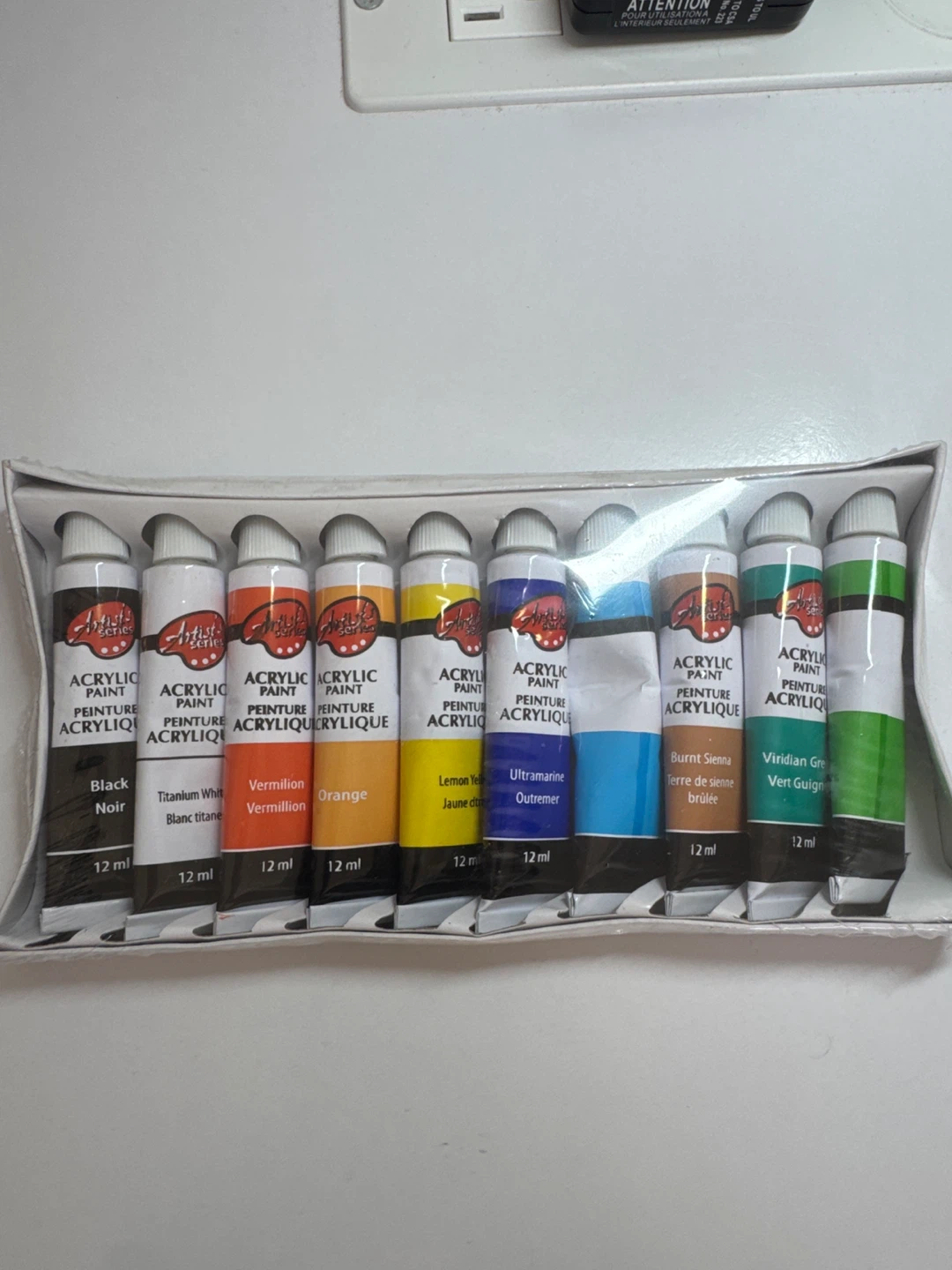 Artist Series Acrylic Paint Set - 10 x 12ml Tubes