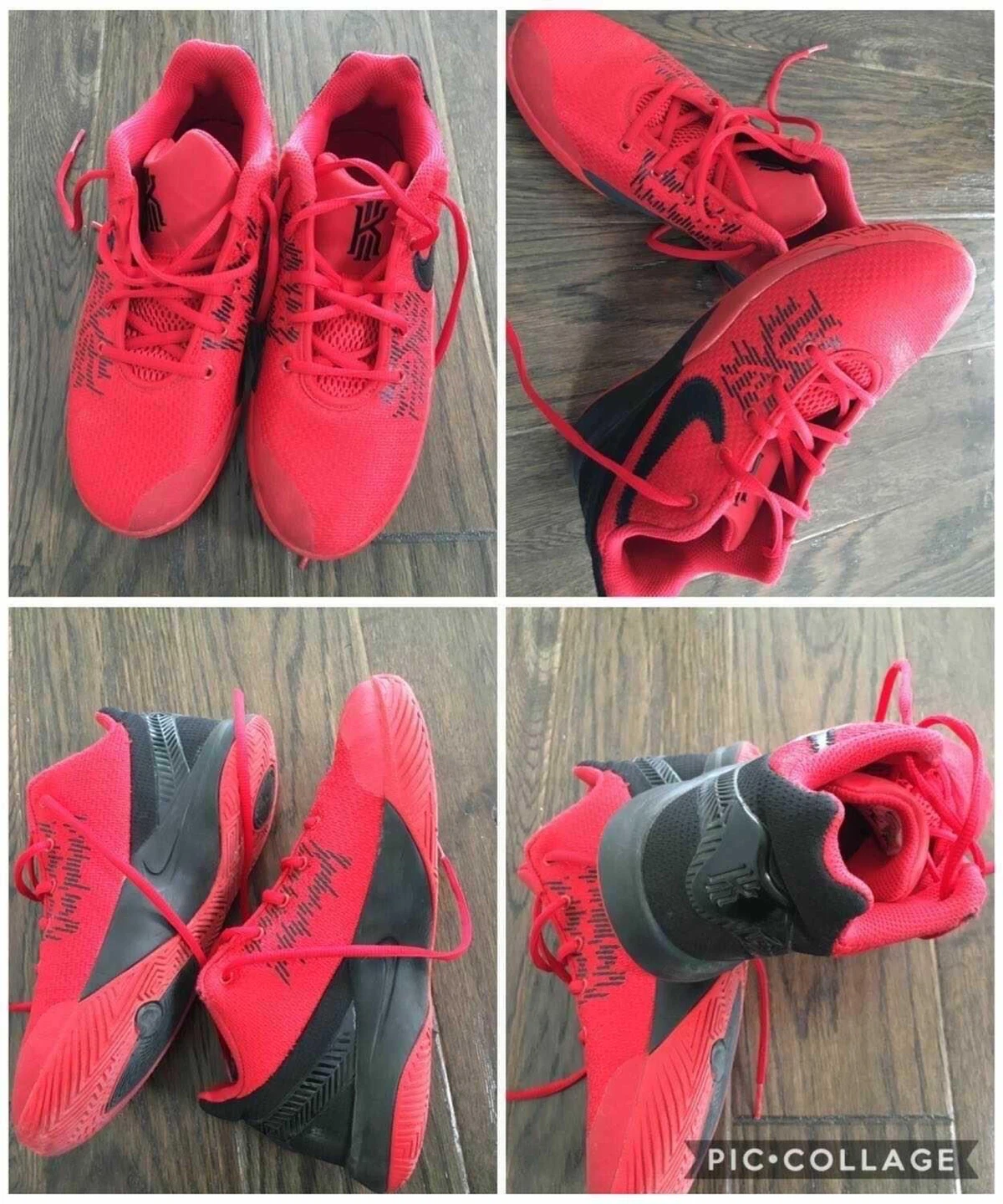 Kids Nike Kyrie Red Basketball Shoes - Size 6