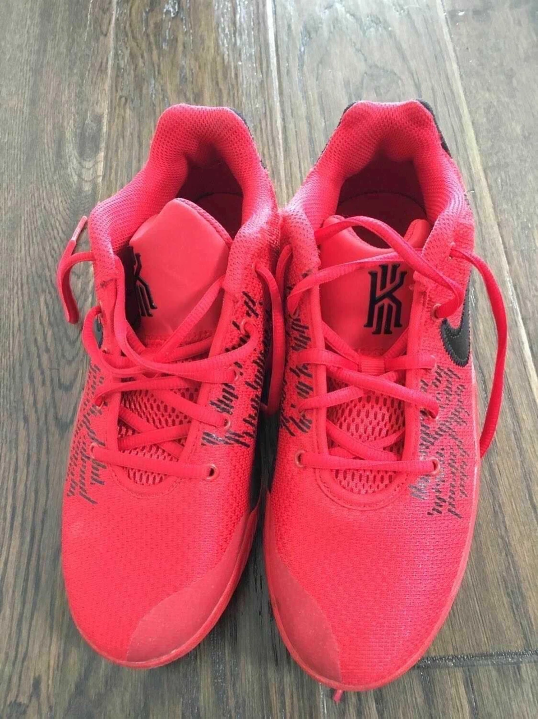 Kids Nike Kyrie Red Basketball Shoes - Size 6 - photo 3