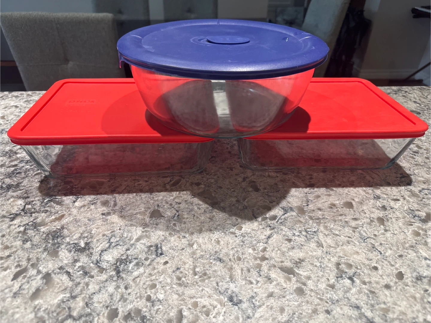 Pyrex Glass Food Storage Containers with Lids
