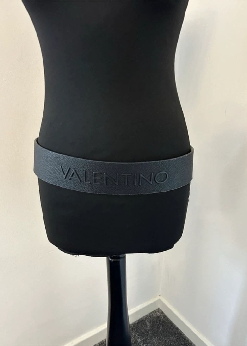 Mario Valentino Black Faux Leather Belt size L/XL - photo 2