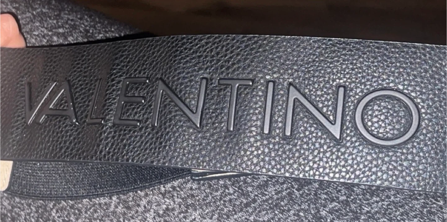 Mario Valentino Black Faux Leather Belt size L/XL - photo 5