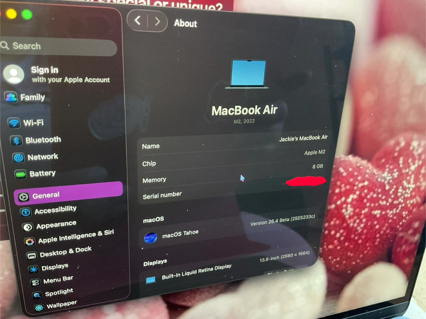 🥕2022 MacBook Air Midnight M2 8GB Memory 256 GB 13 inch - photo 5