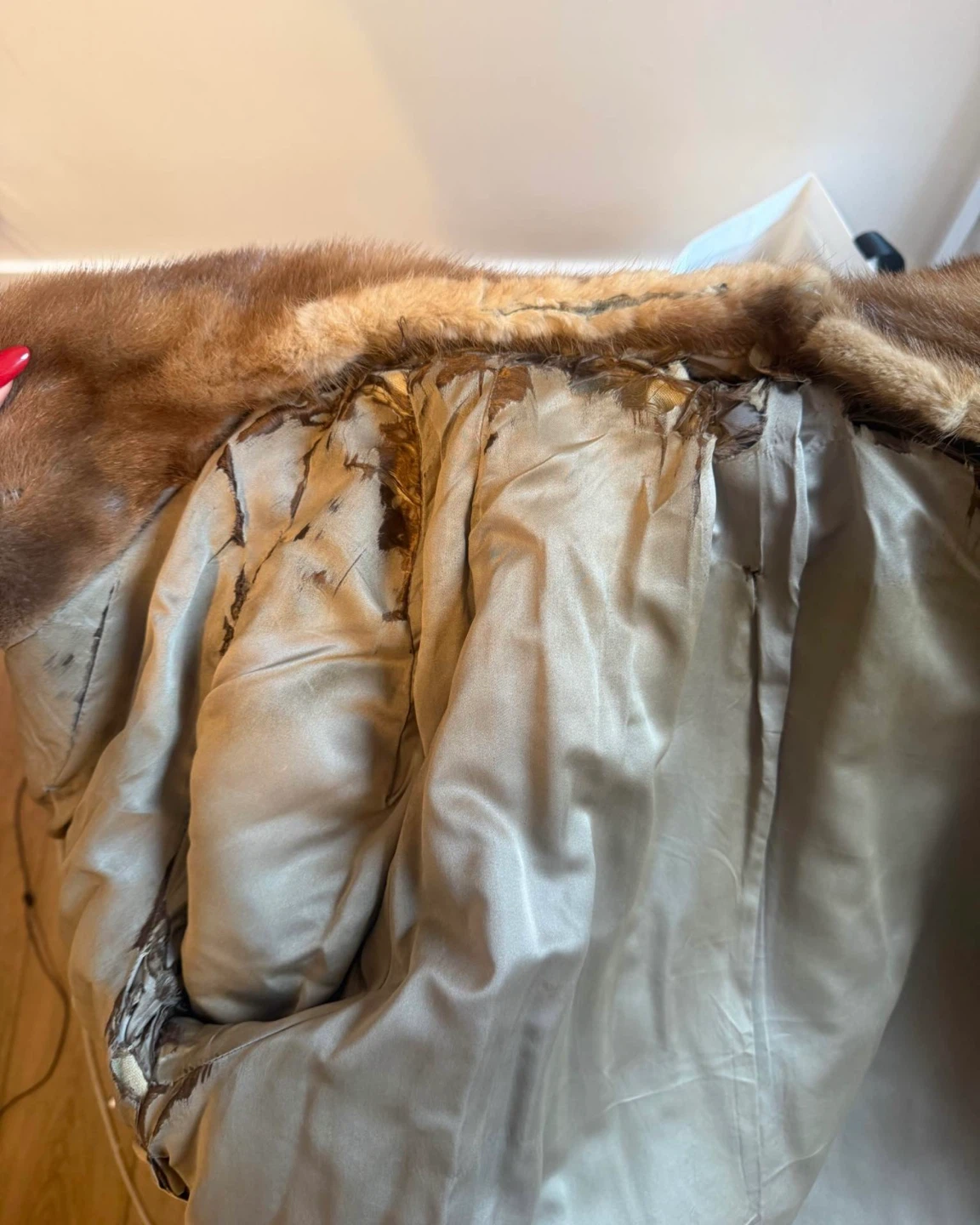 Brown Mink Fur Coat - photo 2