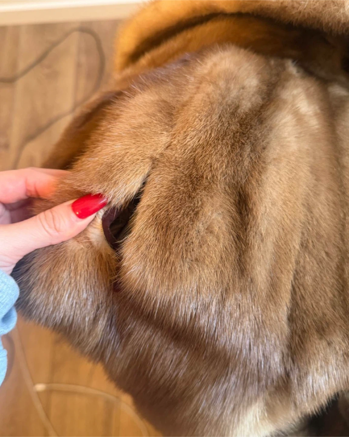 Brown Mink Fur Coat - photo 4