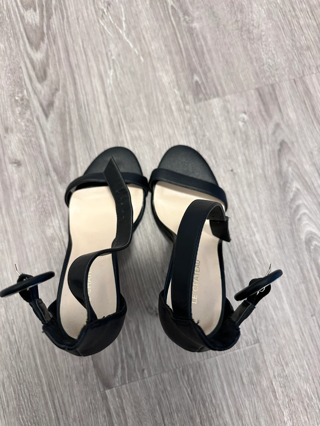 Le Château Black Ankle Strap Heels - photo 3
