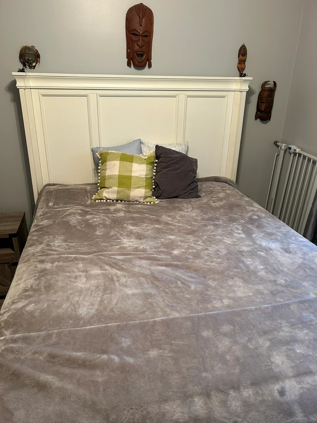 White Panel Headboard only