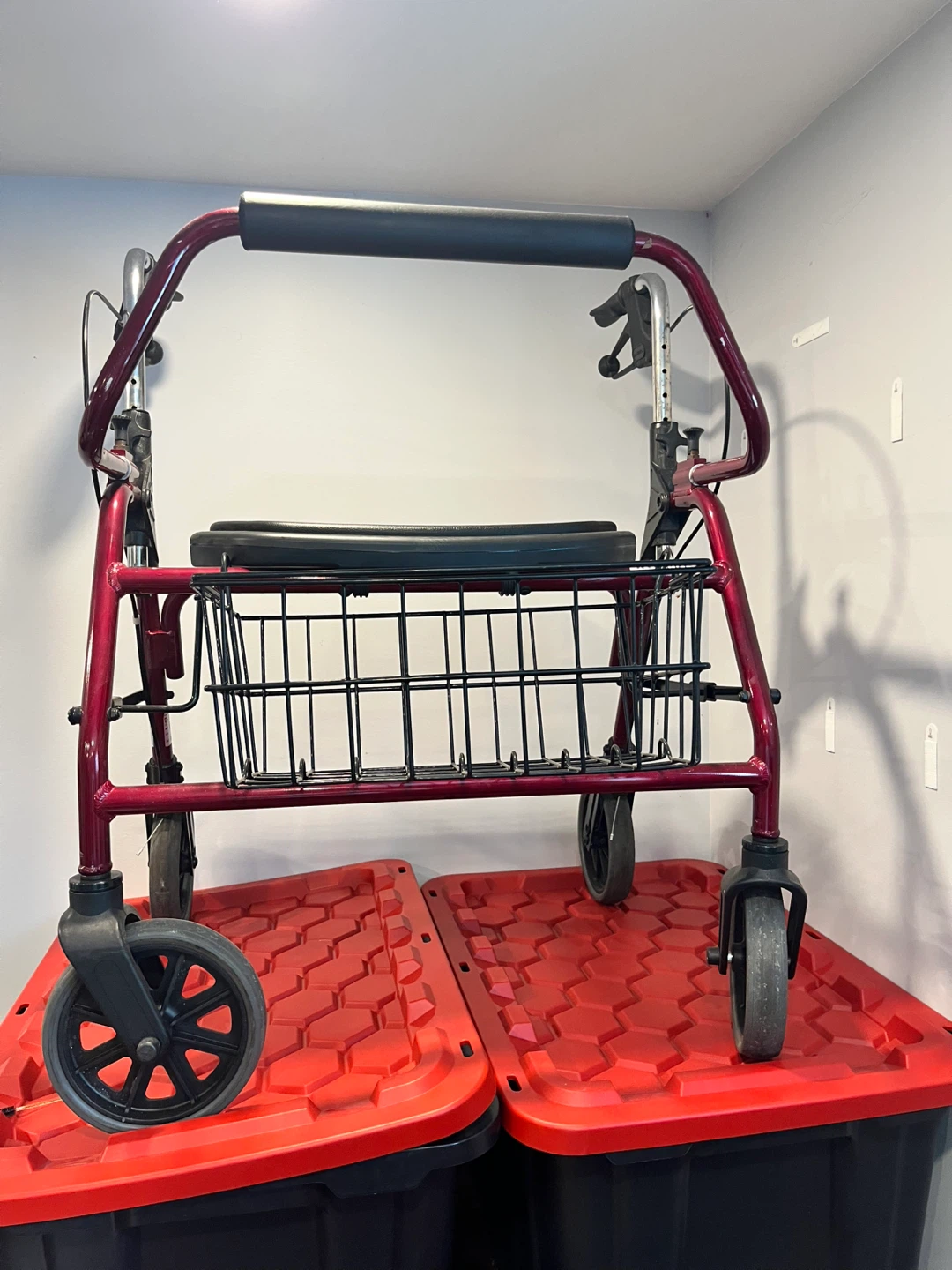 Nova Orthopedic Walker with Seat and Basket