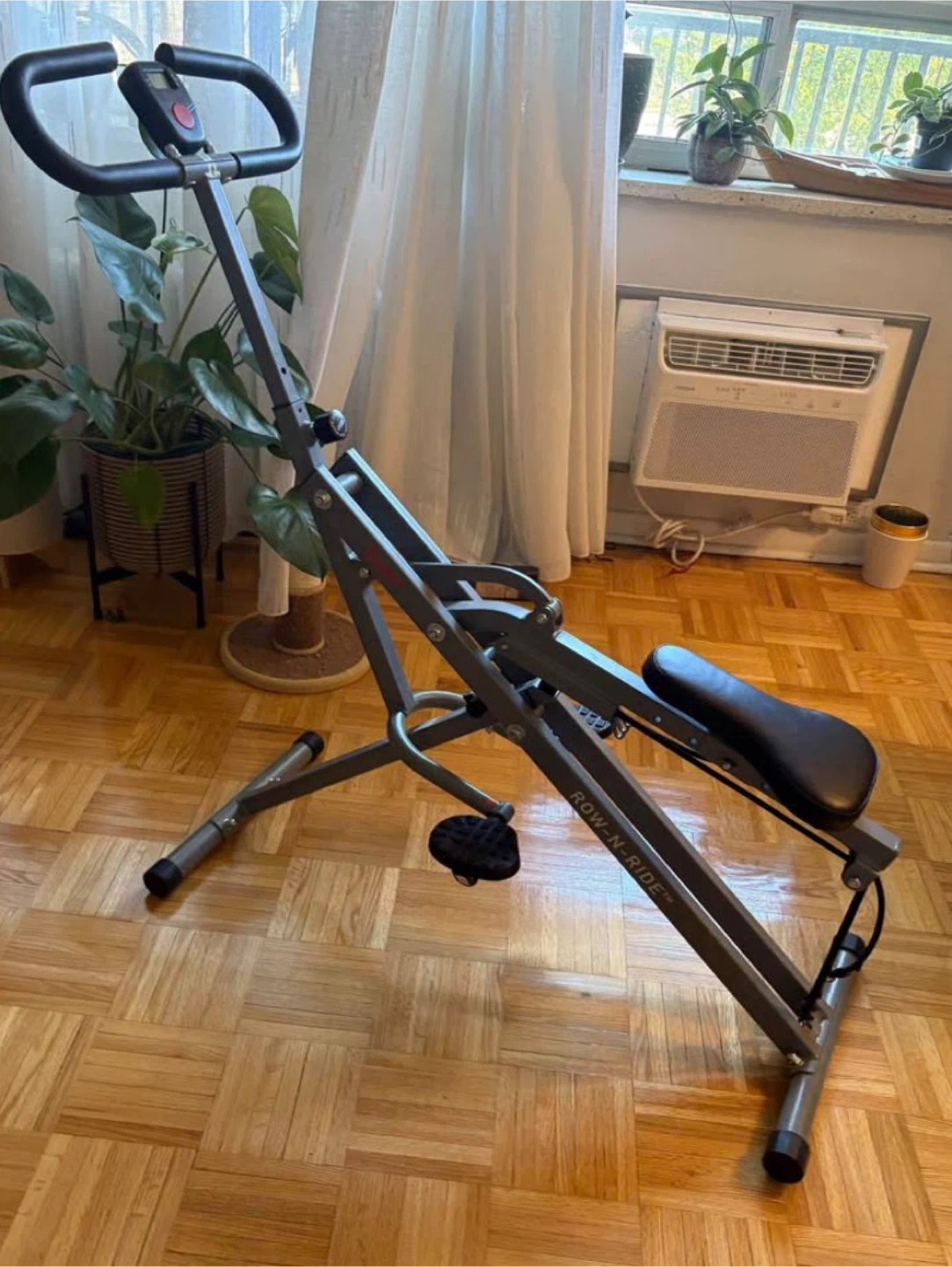 Sunny Health & Fitness Row-N-Ride Trainer