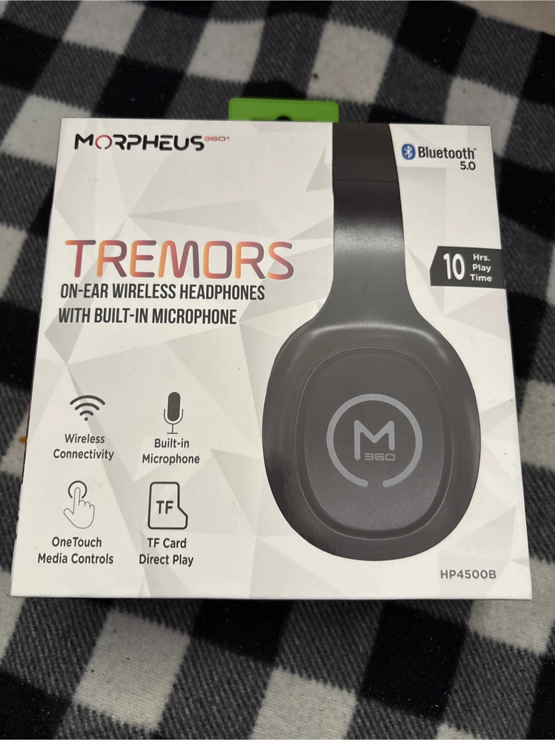 Morpheus 360 Tremors On-Ear Wireless Headphones with Mic