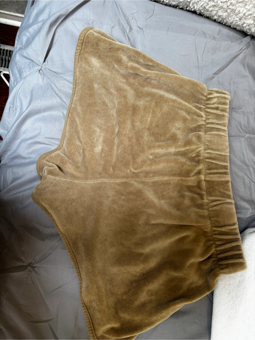 ESSENTIALS Fear of God Velour Shorts - Tan - Size S - photo 3
