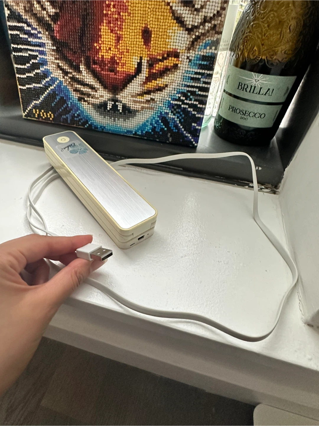 Portable LED Desk Lamp (Clock and Thermometer) - photo 5
