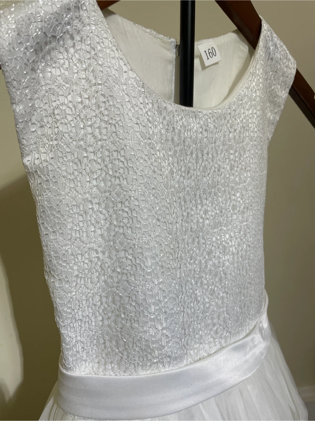 White Flower Girl/Communion Dress - photo 2