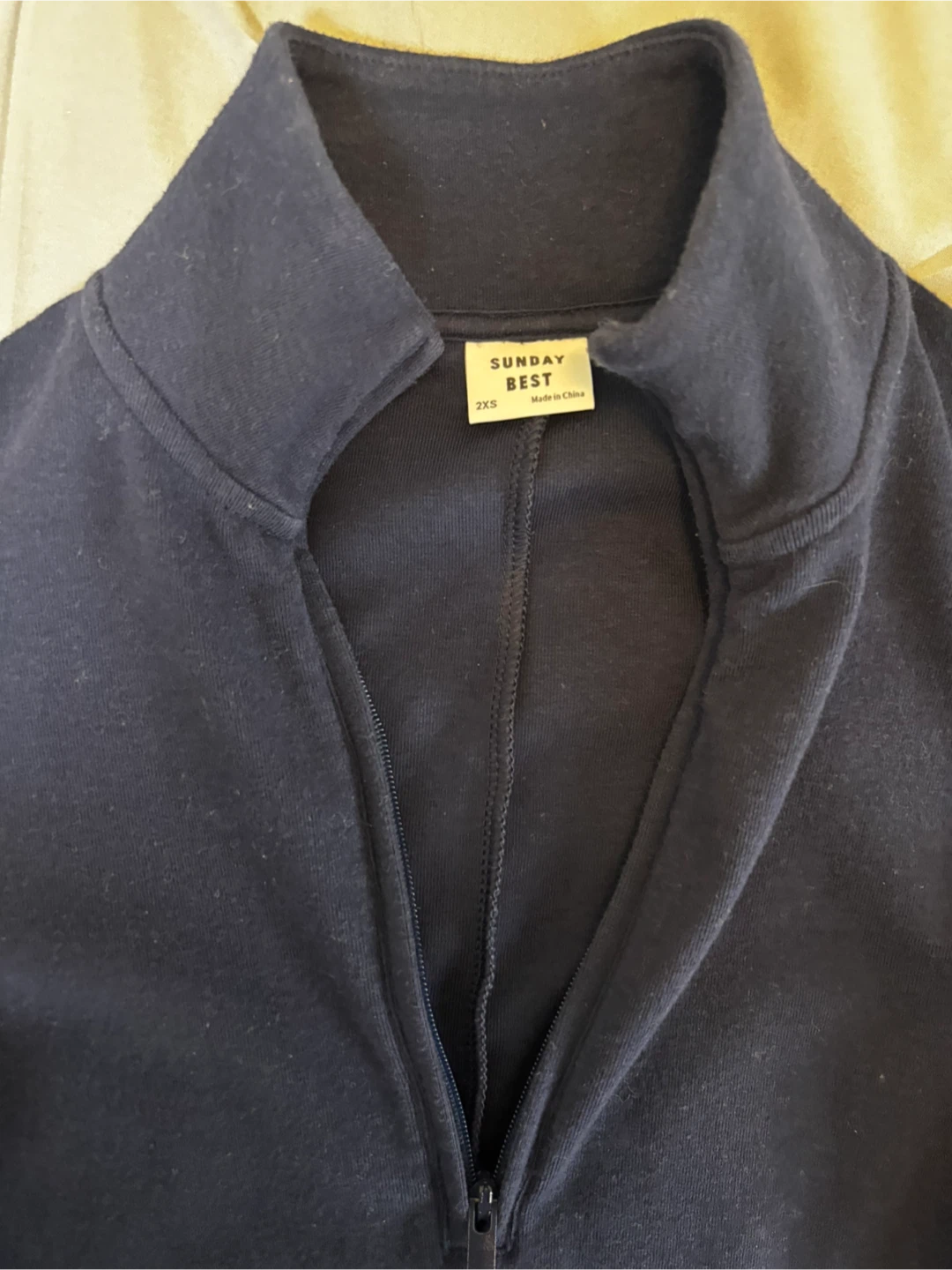 Aritzia navy blue, half zip dress - photo 2