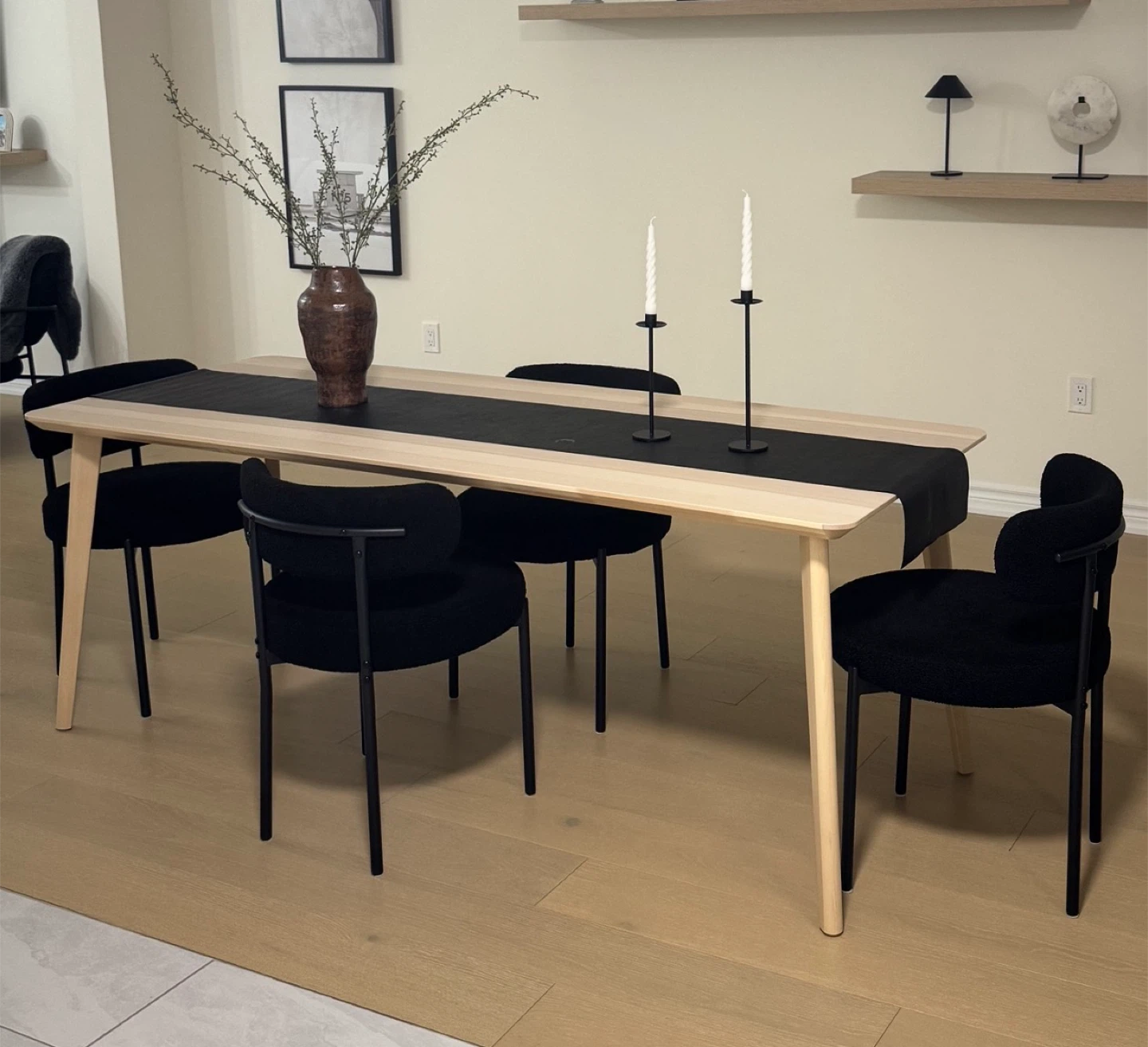 Modern Dining Table and Chairs Set