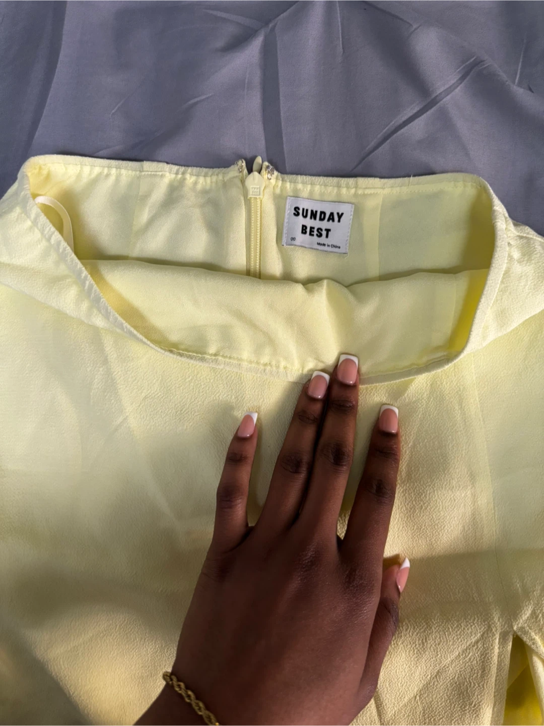 Aritzia Yellow A-Line Skirt - photo 2