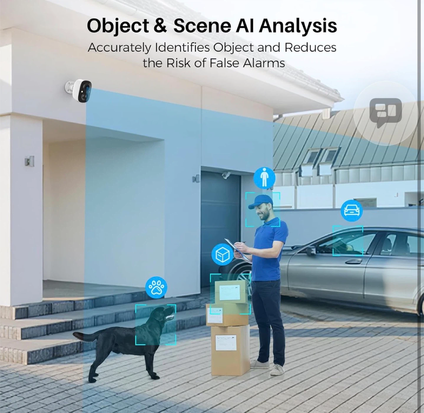 Wireless Security Camera with 2K HD Color Night Vision - photo 4