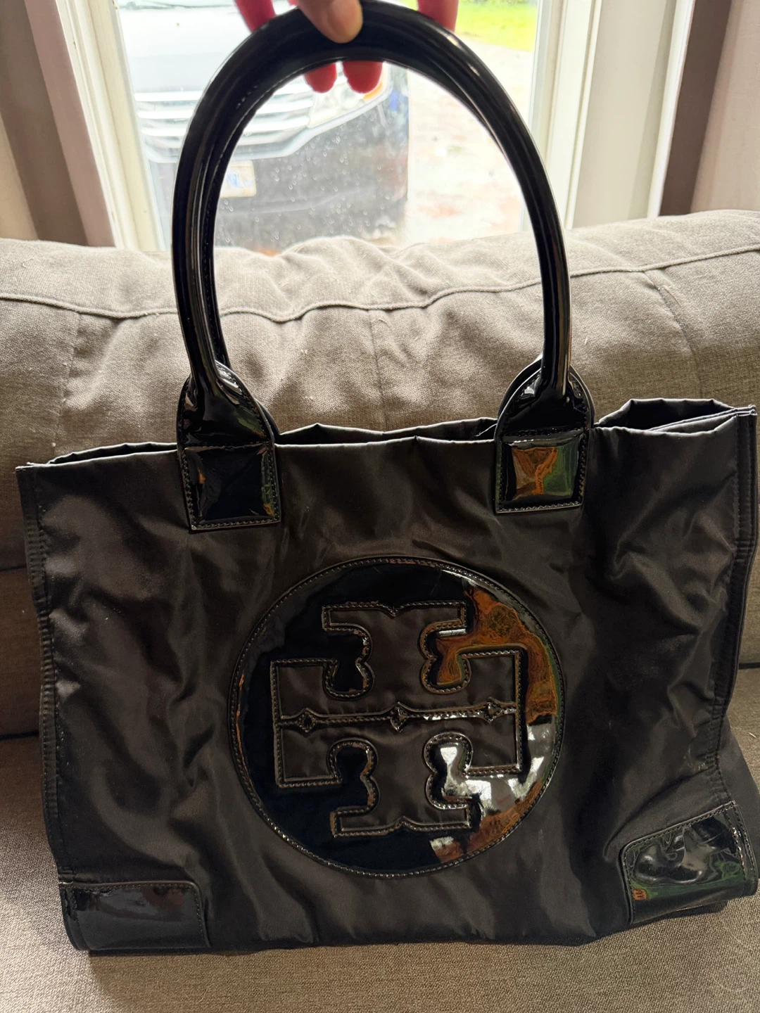 Tory Burch Black Nylon Tote Bag - photo 2