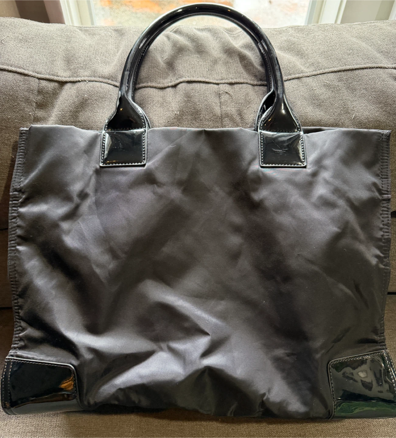 Tory Burch Black Nylon Tote Bag - photo 4
