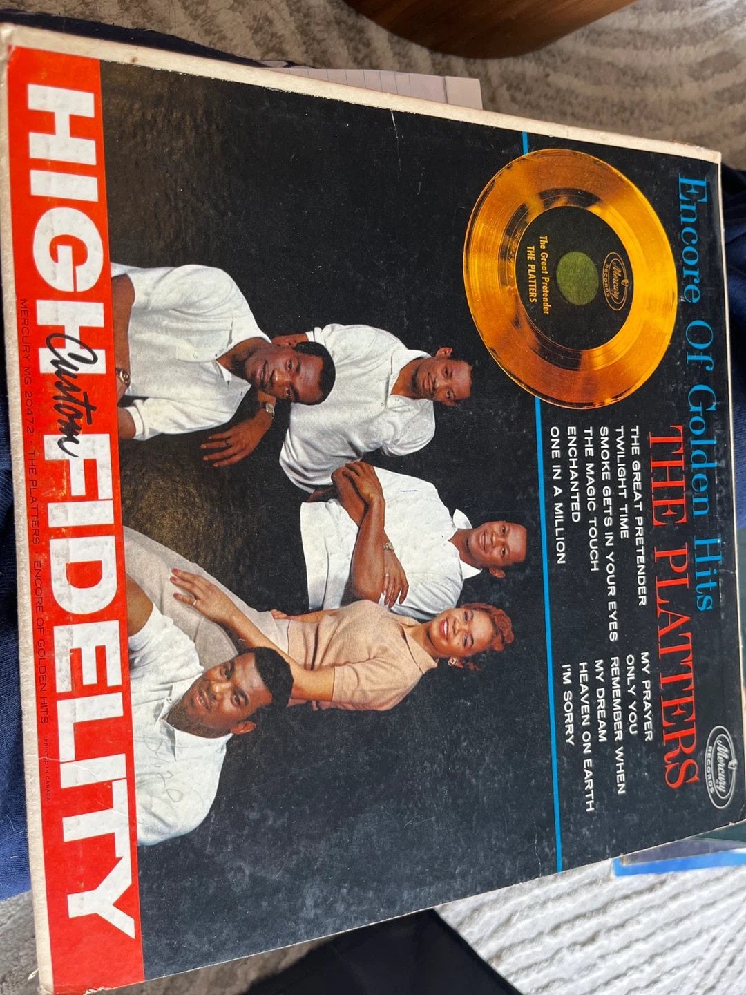 The Platters Encore Of Golden Hits Vinyl Record
