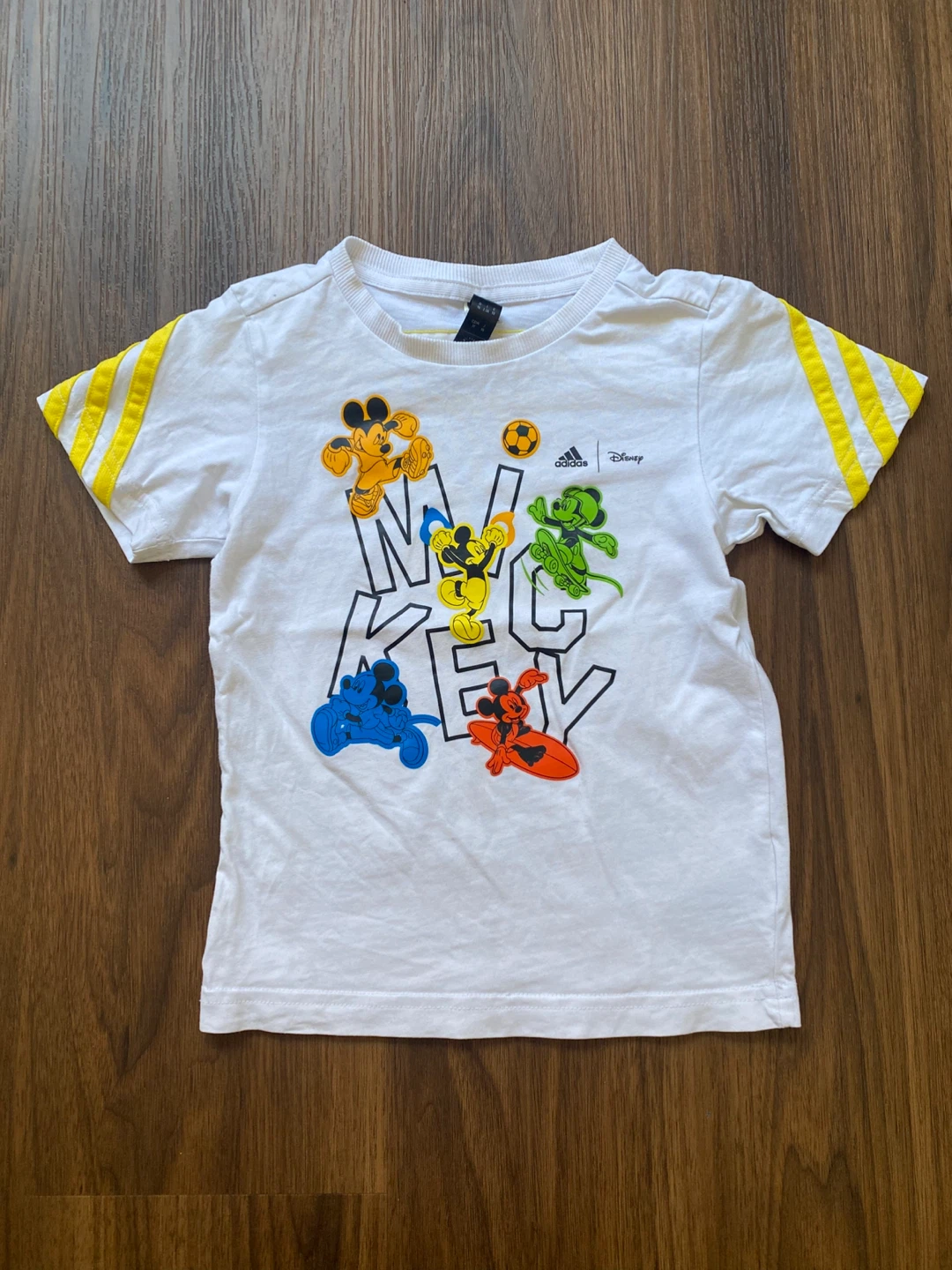 Adidas x Disney Mickey Mouse T-Shirt White Size 3T