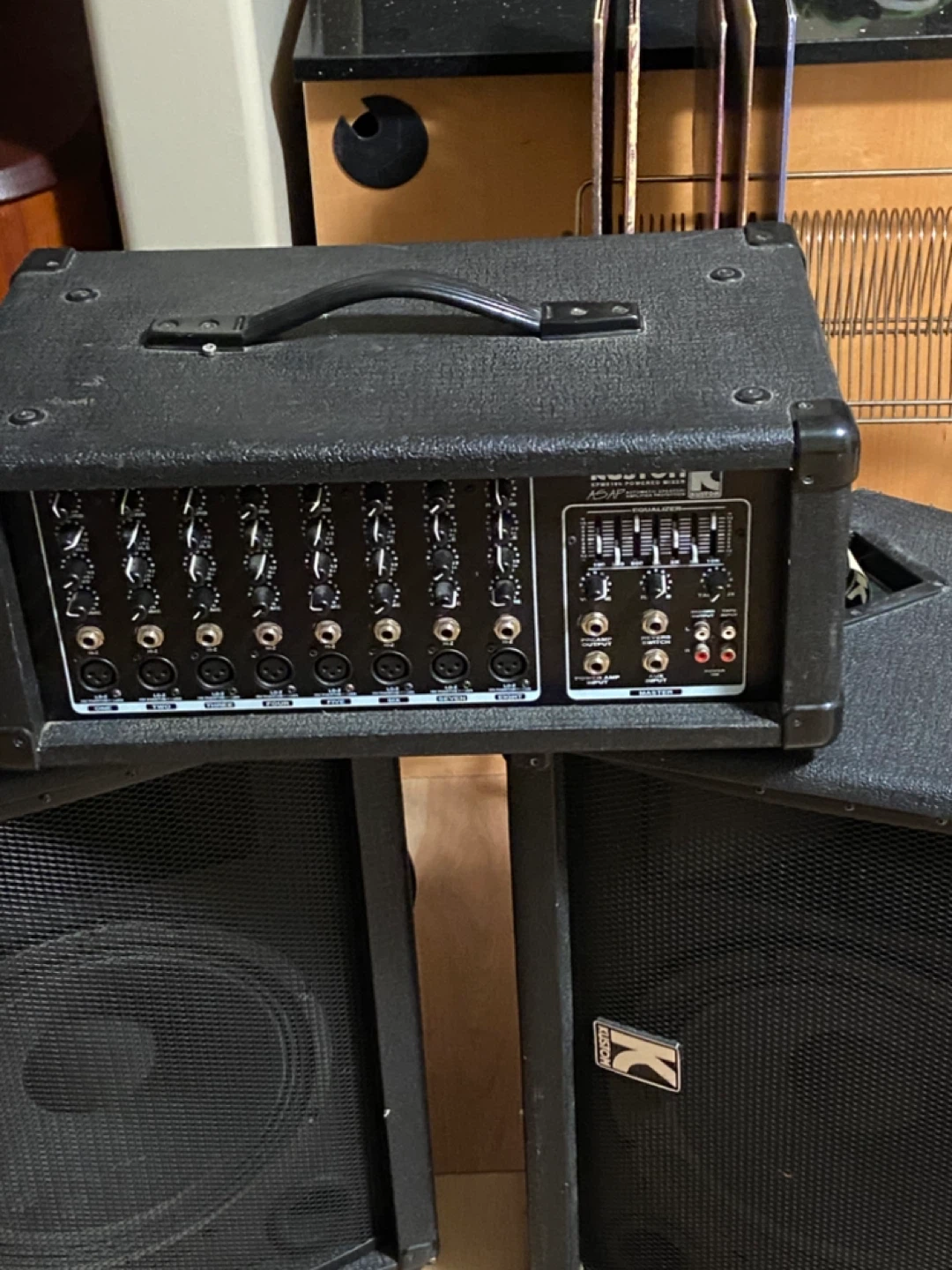 Kustom PA system and Traynor power amp