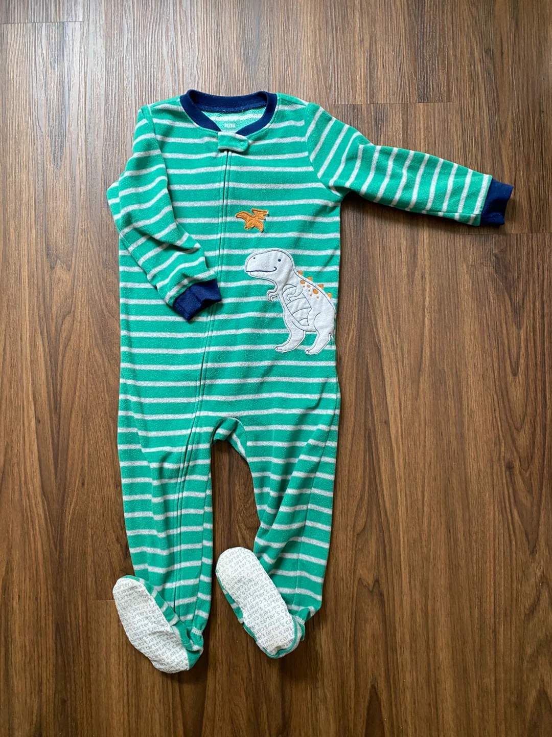 Carters Dinosaur Footed Pajamas Size 3T