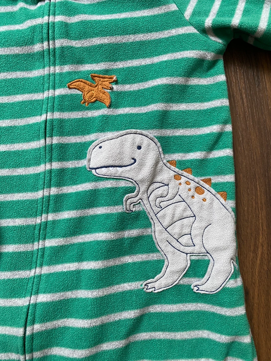 Carters Dinosaur Footed Pajamas Size 3T - photo 4