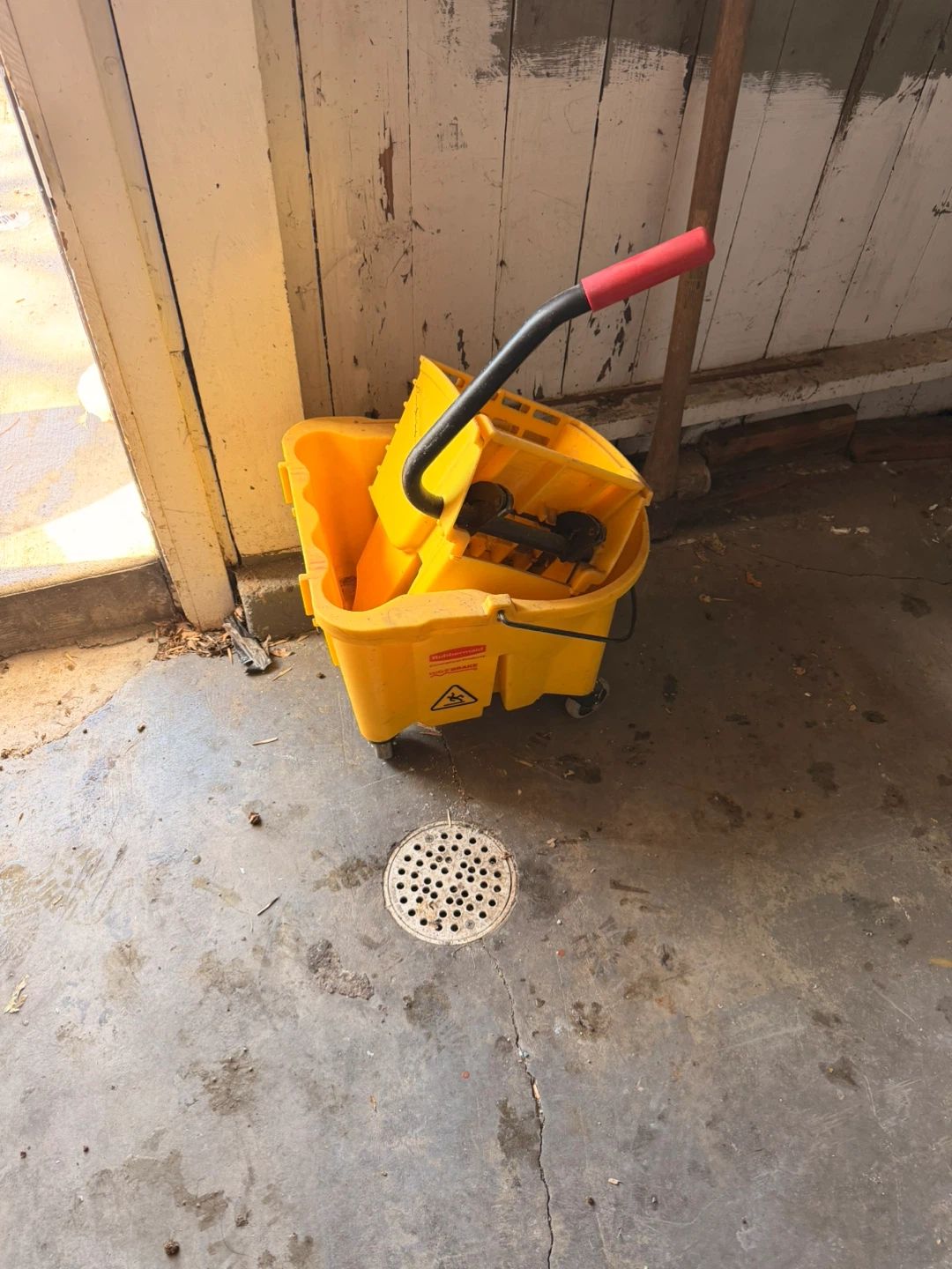 FREE Rubbermaid Yellow Mop Bucket with Wringer