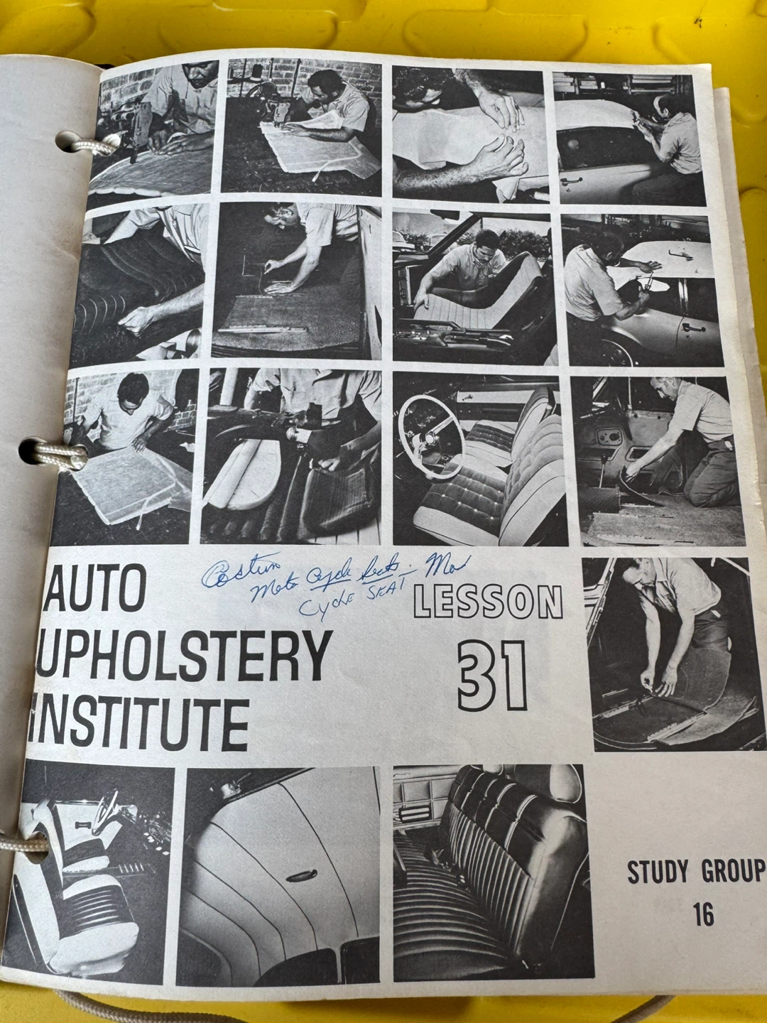 Vinyl Repair & Refinishing Manual and Upholstery Course Books - photo 3