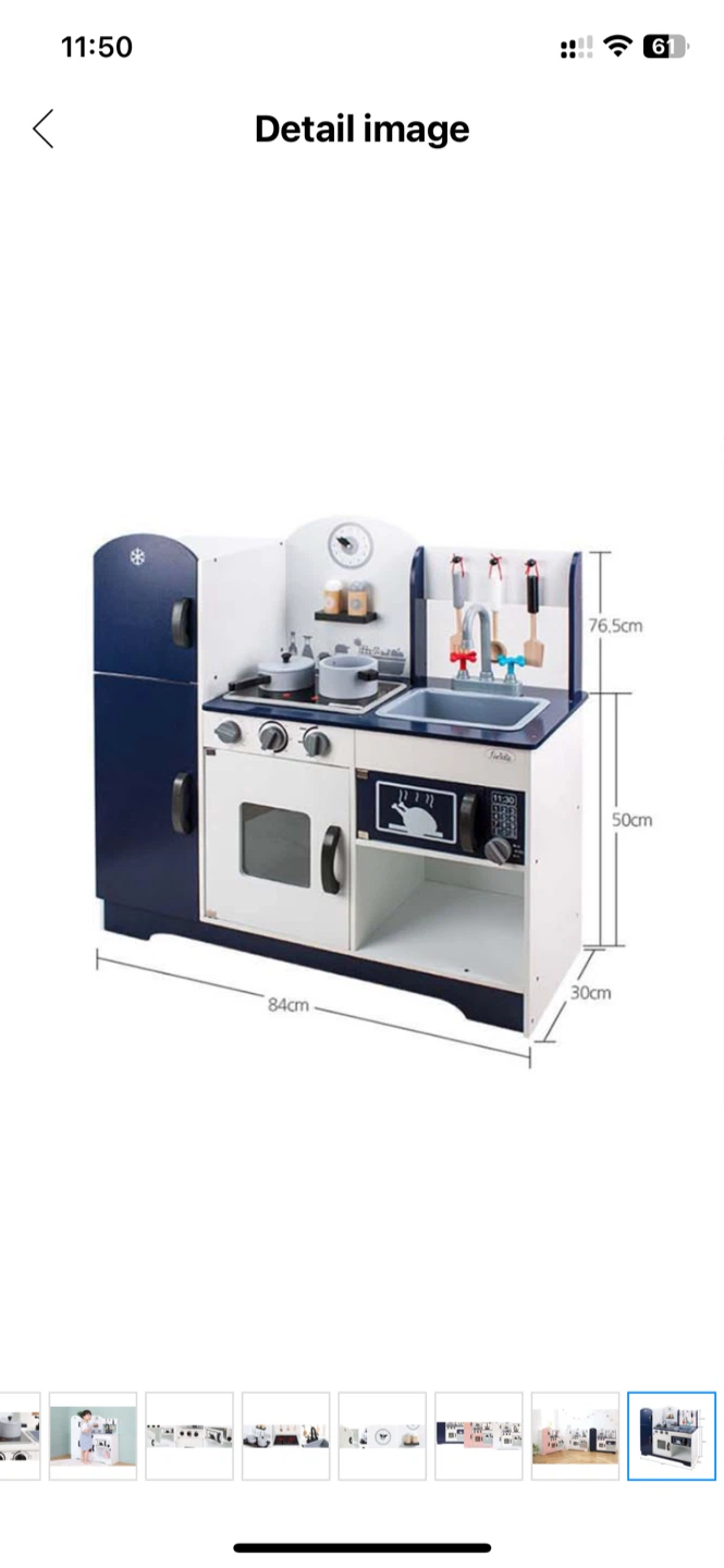 Wooden Kitchen pretend play set - photo 5