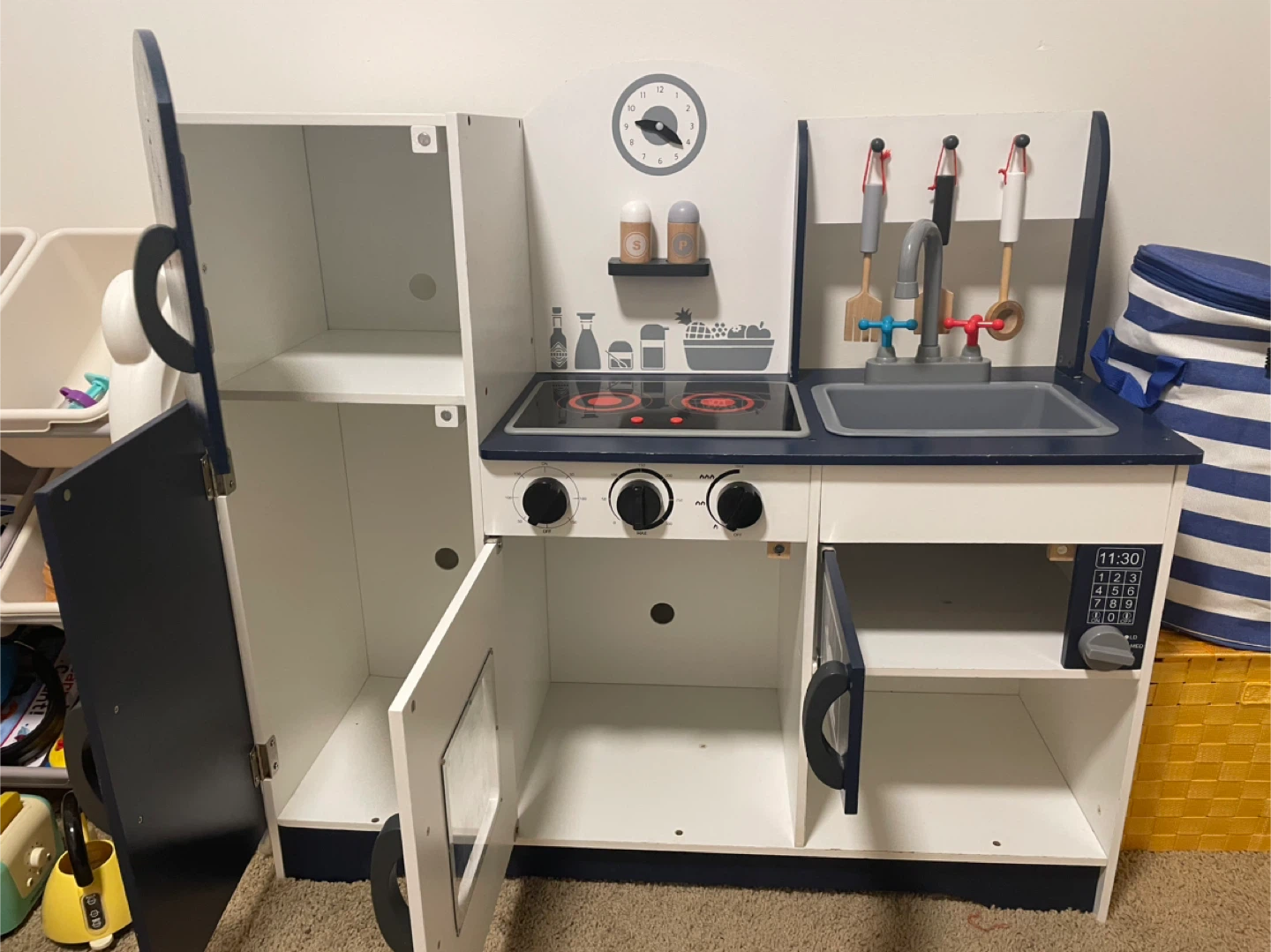 Wooden Kitchen pretend play set - photo 2