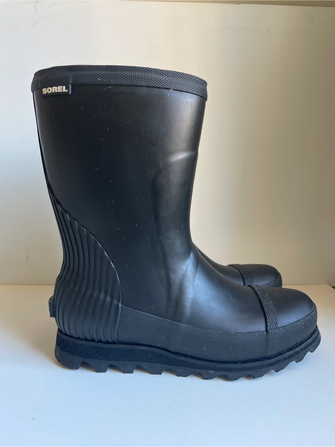 Sorel Black Rain Boots